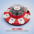 Treat Chamber – Interactive Slow Feeder Dog Puzzle Toy | Rotating Treat Dispenser with 8 Compartments for IQ Training & Mental Stimulation