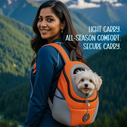 TrekPack Pet Carrier Bag – All-Season Comfort & Secure Carry