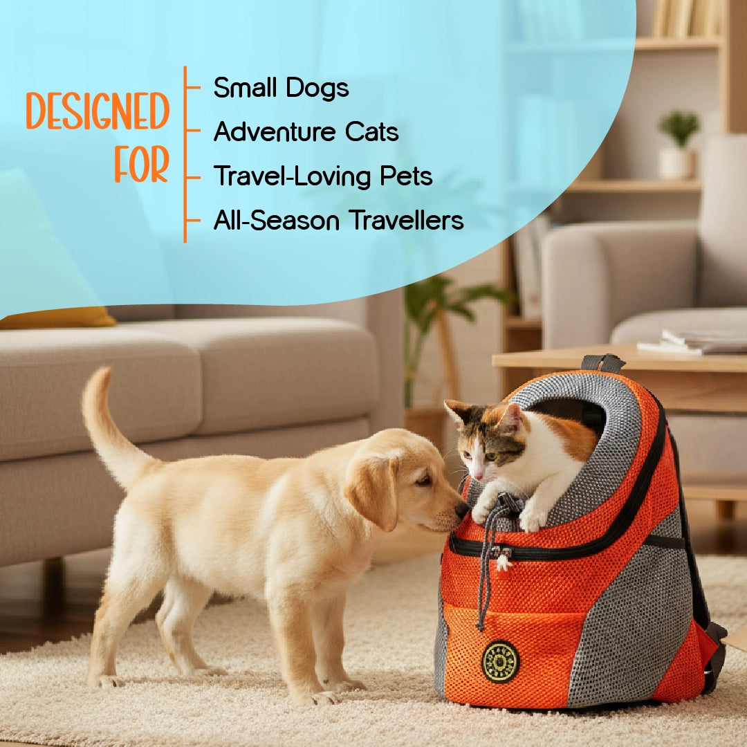 TrekPack Pet Carrier Bag – All-Season Comfort & Secure Carry