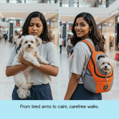 TrekPack Pet Carrier Bag – All-Season Comfort & Secure Carry