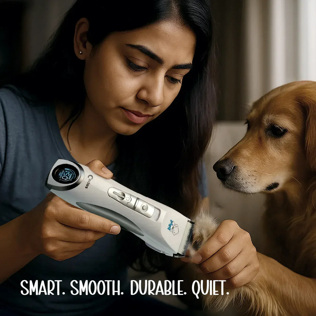Tilting Heads Codos CP-9600 Pet Clipper | Quiet & Safe Grooming - Tilting Heads