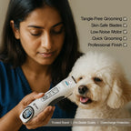 Tilting Heads Codos CP-9600 Pet Clipper | Quiet & Safe Grooming - Tilting Heads