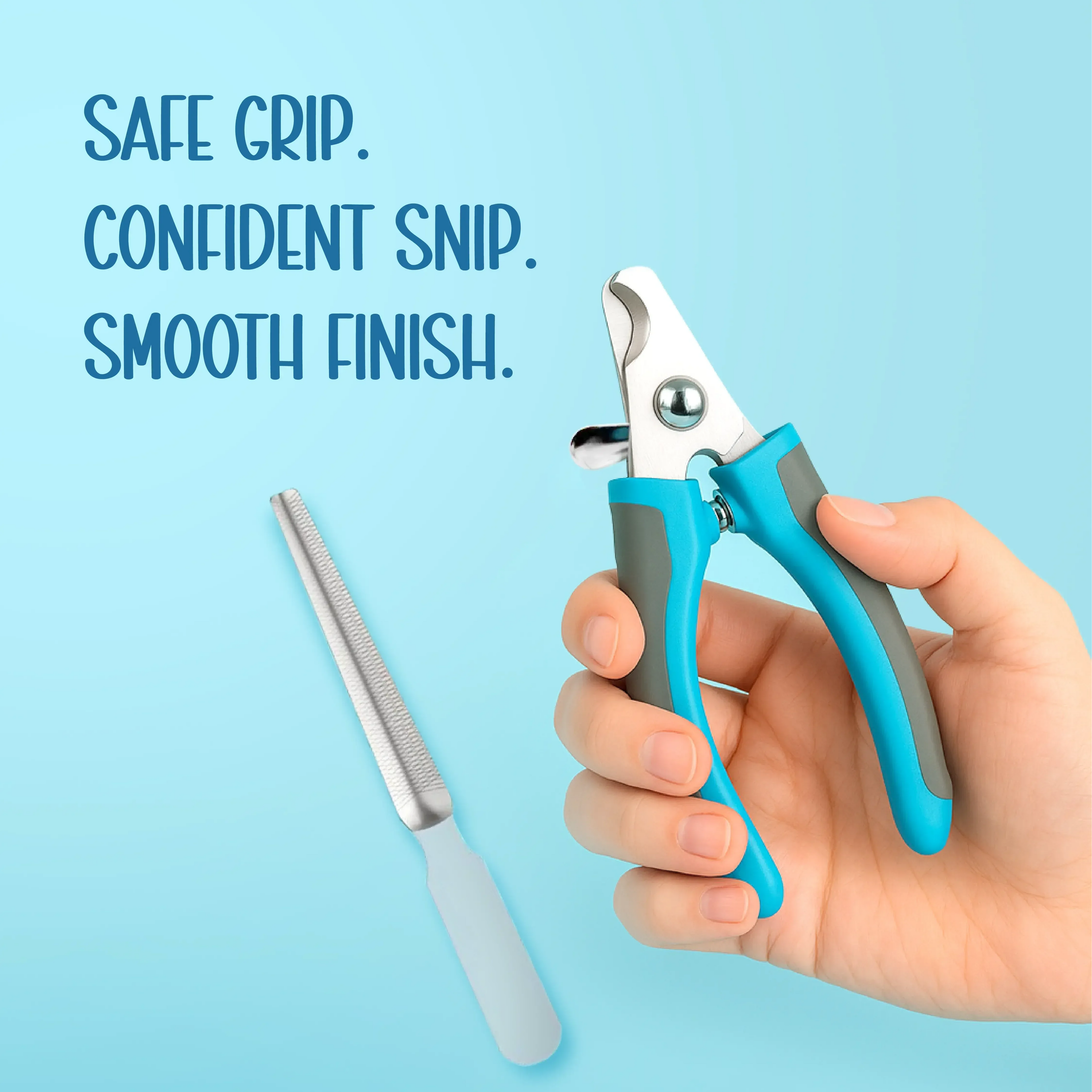 Trimzy Nail Cutter & Filer for Pets - Tilting Heads
