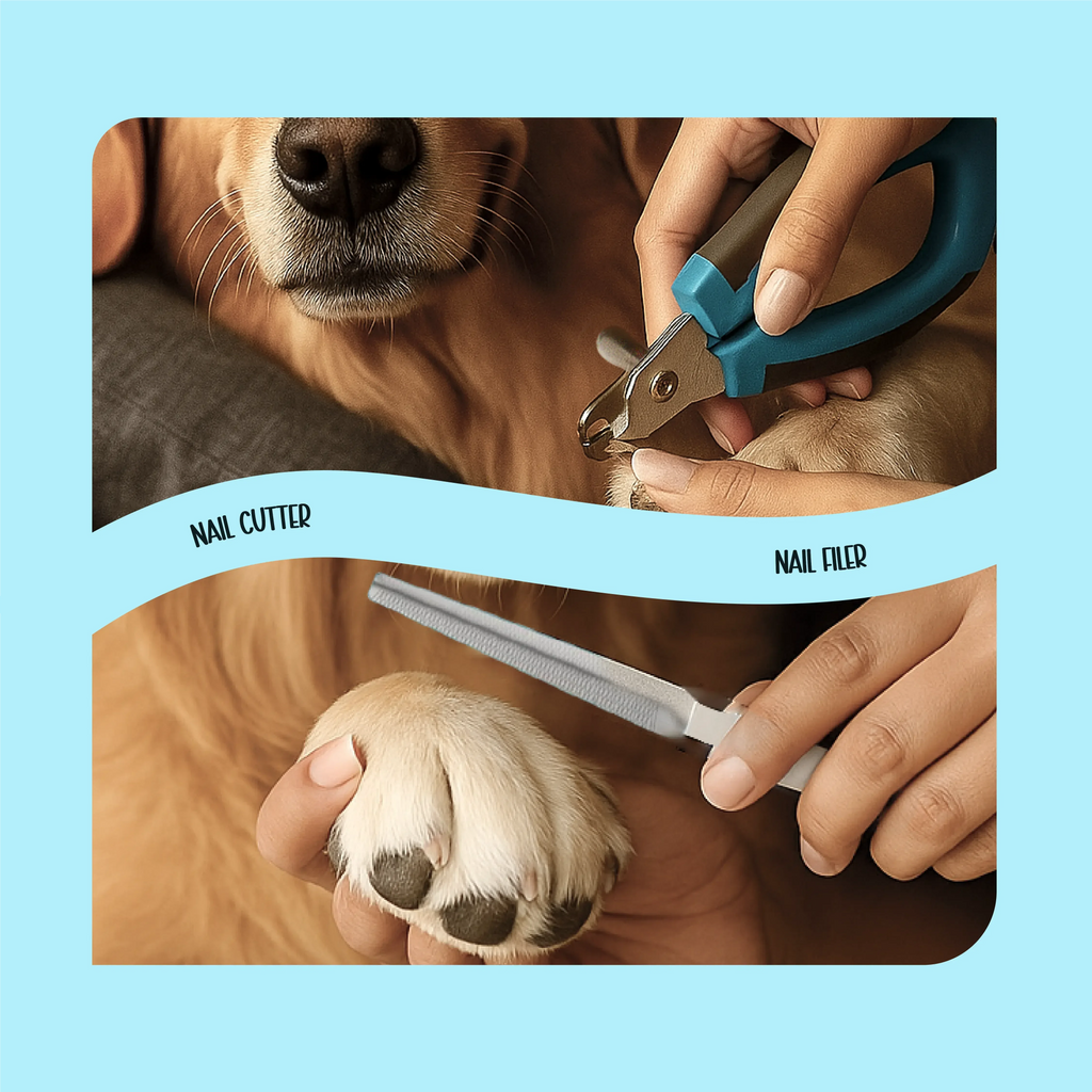 Trimzy Nail Cutter & Filer for Pets - Tilting Heads