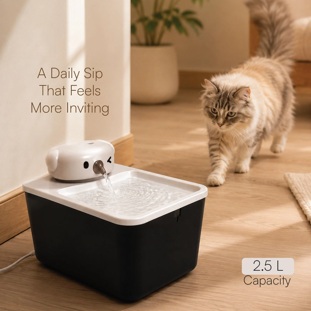TrunkFlow Fountain | Smart Rechargeable Cat Fountain