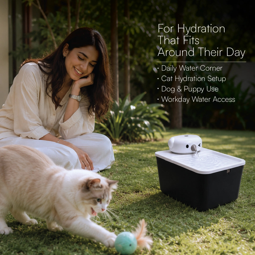 TrunkFlow Fountain | Smart Rechargeable Cat Fountain
