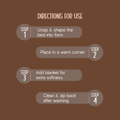 CurlCove Tunnel Bed | Warm, Cozy & Playful Hideout for Cats