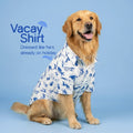 Vacay Shirt – Stylish Cotton Blend Summer Shirt for Dogs