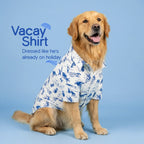 Vacay Shirt – Stylish Cotton Blend Summer Shirt for Dogs