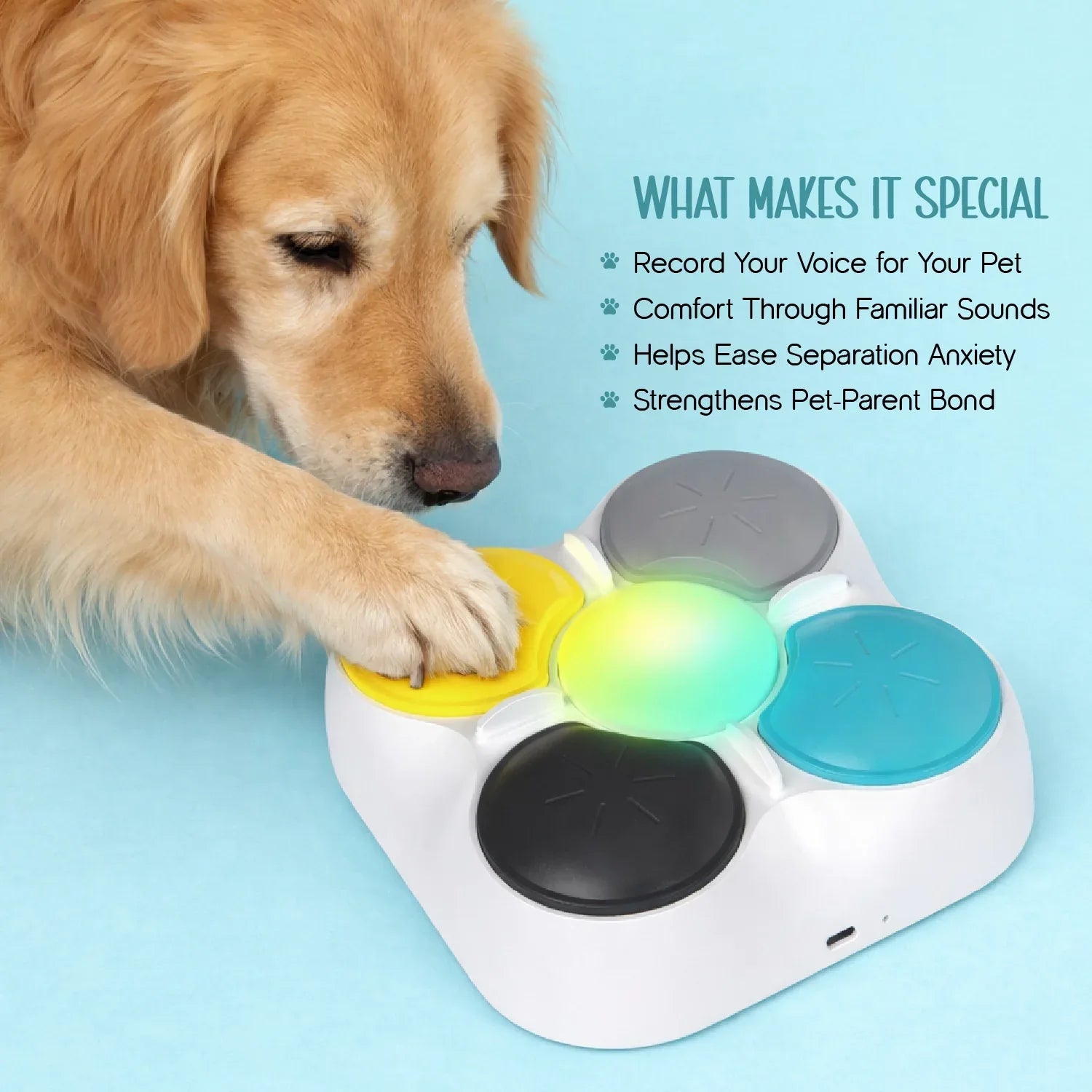 VoiceBond Toy – Interactive Recordable Voice Toy for Pets