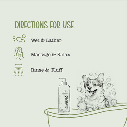 Neem & Tea Tree Oil Dog Shampoo - Tilting Heads.