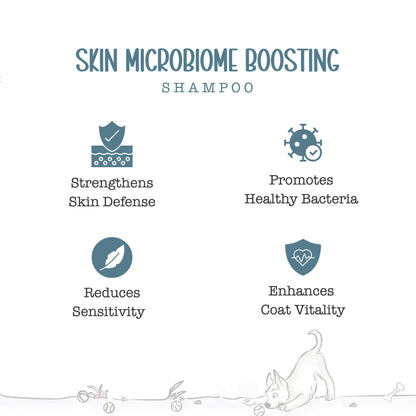 Skin Microbiome Boosting Dog Shampoo - Tilting Heads.