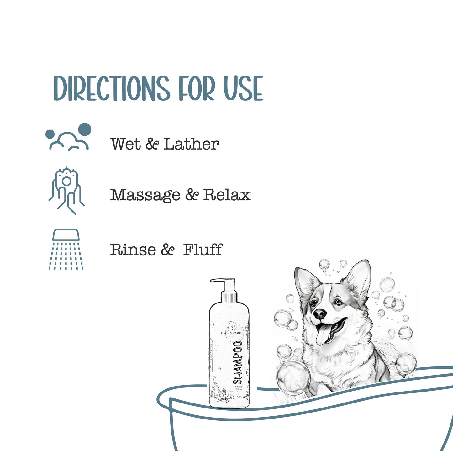 Skin Microbiome Boosting Dog Shampoo - Tilting Heads.