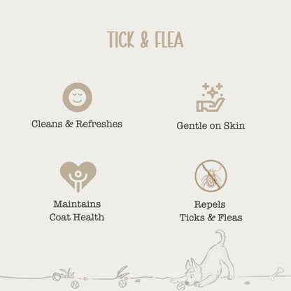 Tick & Flea Dog Shampoo - Tilting Heads.
