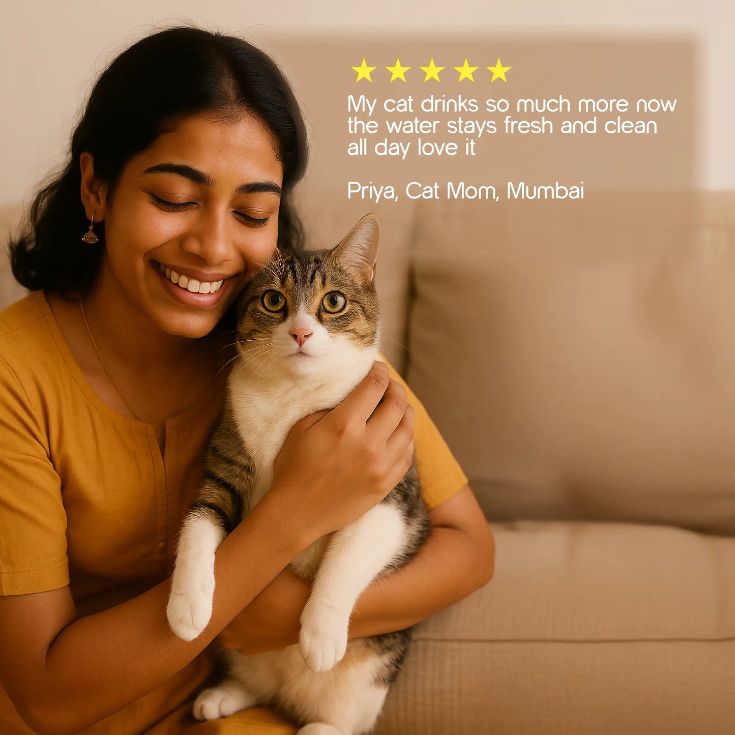 WhiskerWell Cat Water Fountain | Fresh, Filtered Hydration for Pets