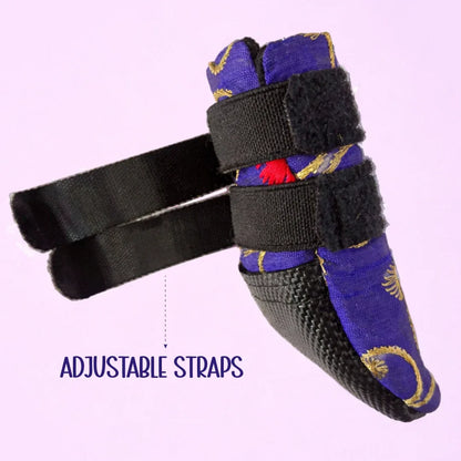 Woven Boots – Wedding & Festive Wear for Stylish Dogs - Tilting Heads