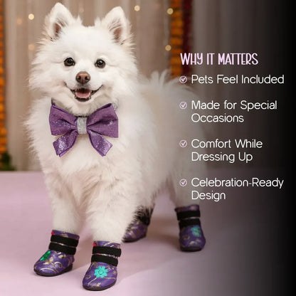Woven Boots – Wedding & Festive Wear for Stylish Dogs - Tilting Heads