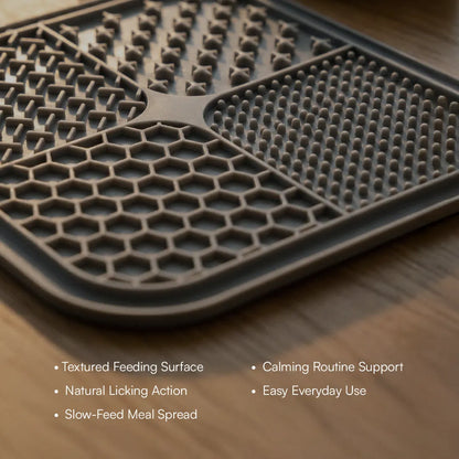 ZenLick Dog Food Mat – Slow Feeder & Anxiety Relief Tool