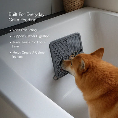 ZenLick Dog Food Mat – Slow Feeder & Anxiety Relief Tool