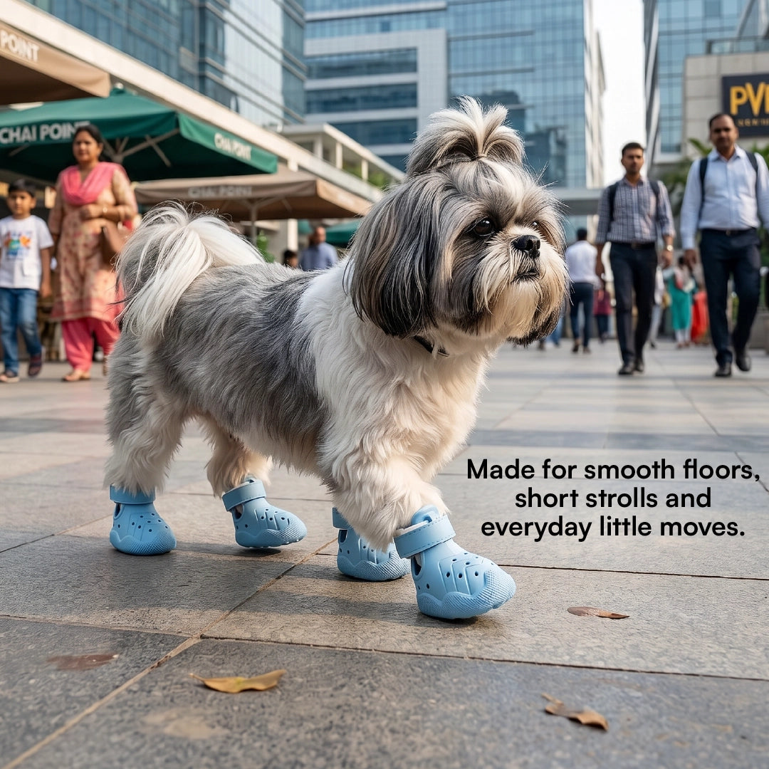 ZeviKix – Breathable Dog Shoes with Anti-Slip Sole & Adjustable Velcro Strap | Lightweight Paw Protection for Small Dogs & Daily Walks