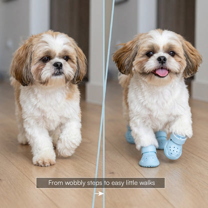 ZeviKix – Breathable Dog Shoes with Anti-Slip Sole & Adjustable Velcro Strap | Lightweight Paw Protection for Small Dogs & Daily Walks