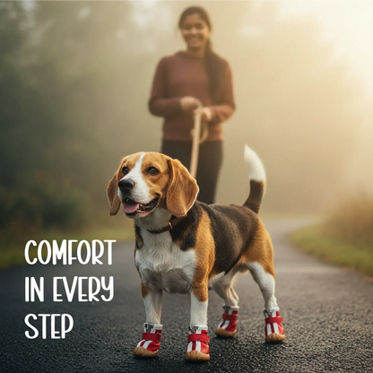 ZipTrek Boots | Secure Fit | Waterproof Paw Protection - Tilting Heads