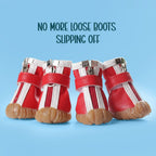 ZipTrek Boots | Secure Fit | Waterproof Paw Protection - Tilting Heads